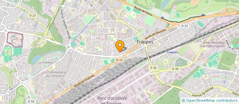 localisation de l'entreprise HZ FIBRE OPTIQUE à TRAPPES