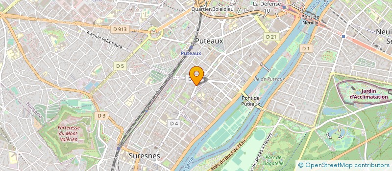 localisation de l'entreprise HZ IMMO à SURESNES