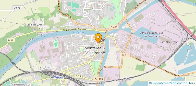 localisation de l'entreprise HZ PRIME  MONTEREAU-FAULT-YONNE