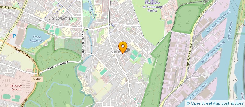 localisation de l'entreprise HZ TRAVAUX - PUBLICS  STRASBOURG