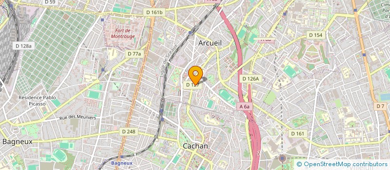 localisation de l'entreprise HZJ INVEST  ARCUEIL