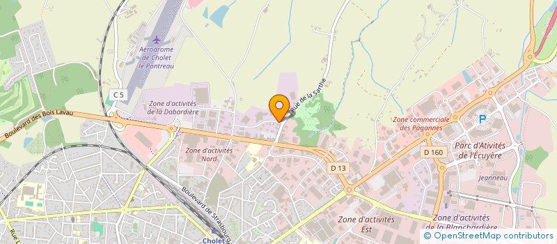 localisation de l'entreprise HZN à CHOLET