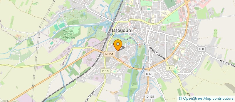 localisation de l'entreprise HZPARTNERS  ISSOUDUN