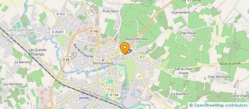 localisation de l'entreprise I.17 FORMATION à JONZAC