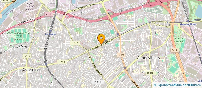 localisation de l'entreprise I.2.E  ASNIERES-SUR-SEINE