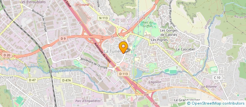 localisation de l'entreprise I 2 M à VITROLLES