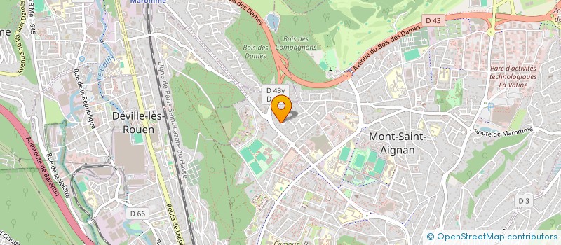 localisation de l'entreprise I 2 M O à ROUEN