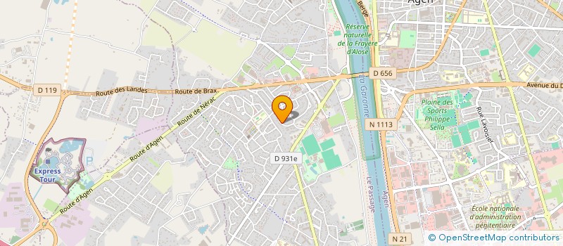 localisation de l'entreprise I.2.S FORMATIONS  LE PASSAGE