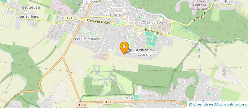 localisation de l'entreprise I 25 à LIMOURS