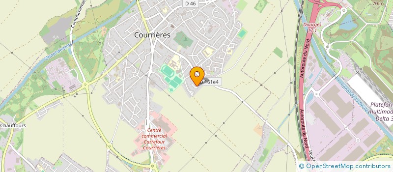 localisation de l'entreprise I 3 CONSULTING  COURRIERES