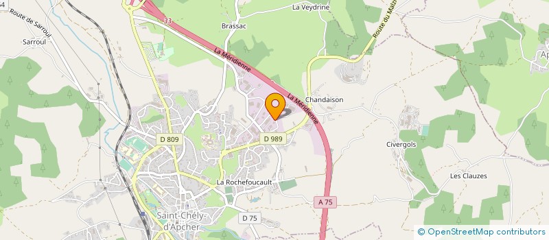 localisation de l'entreprise I 48  SAINT-CHELY-D'APCHER