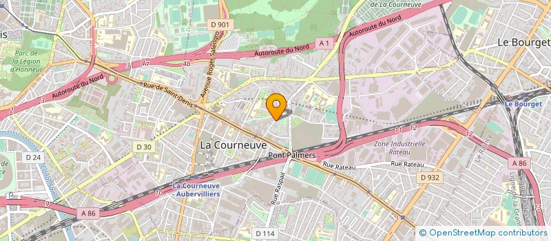 localisation de l'entreprise I 75 INTERIOR DESIGN à LA COURNEUVE