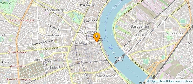 localisation de l'entreprise I A C A à BORDEAUX