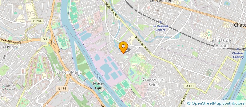 localisation de l'entreprise I.A.E HOLDING  LE VESINET