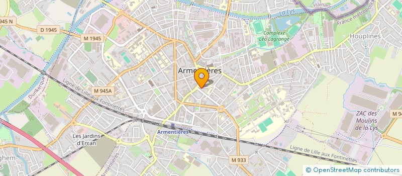 localisation de l'entreprise I.A.K. CONCEPT  ARMENTIERES