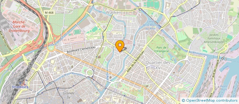 localisation de l'entreprise I&A PARTNERS à STRASBOURG