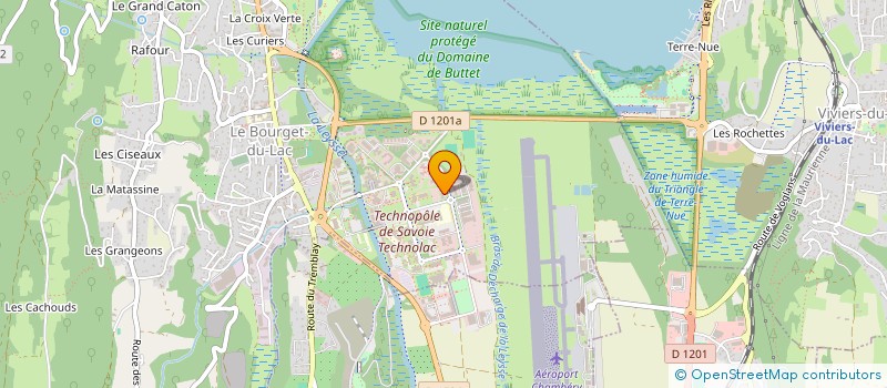 localisation de l'entreprise I-ACCESS  LE BOURGET-DU-LAC