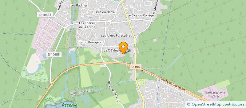 localisation de l'entreprise I AU CUBE  LEGE-CAP-FERRET