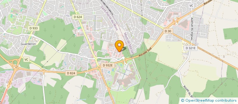 localisation de l'entreprise I AUTO MONT DE MARSAN  SAINT-PIERRE-DU-MONT