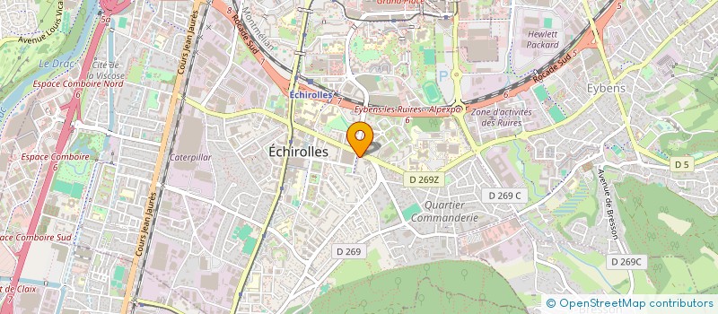 localisation de l'entreprise I.B.B SOLUTIONS & DISTRIBUTIONS SASU à ECHIROLLES