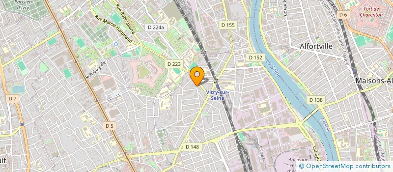 localisation de l'entreprise I-B-C  VITRY-SUR-SEINE