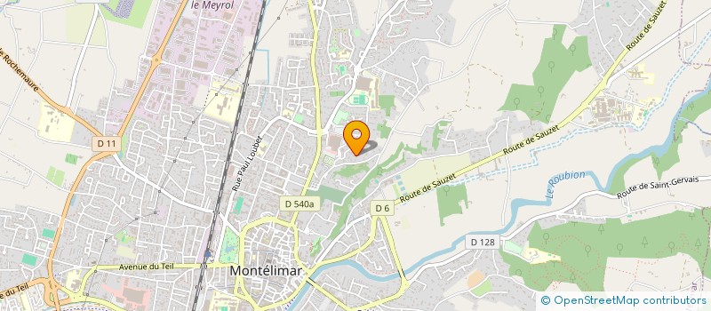 localisation de l'entreprise I B DEVELOPPEMENT  MONTELIMAR