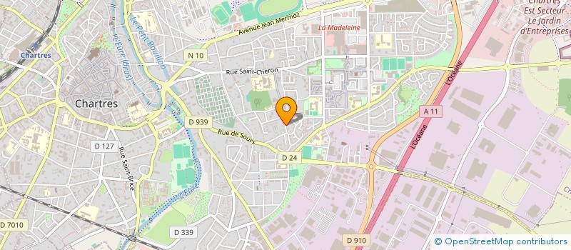 localisation de l'entreprise I B DIFFUSION à CHARTRES