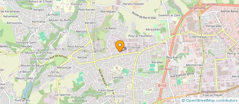 localisation de l'entreprise I.B. DISCOUNT à BREST