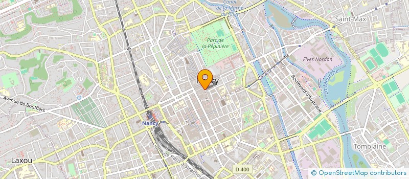 localisation de l'entreprise I.B.F à NANCY