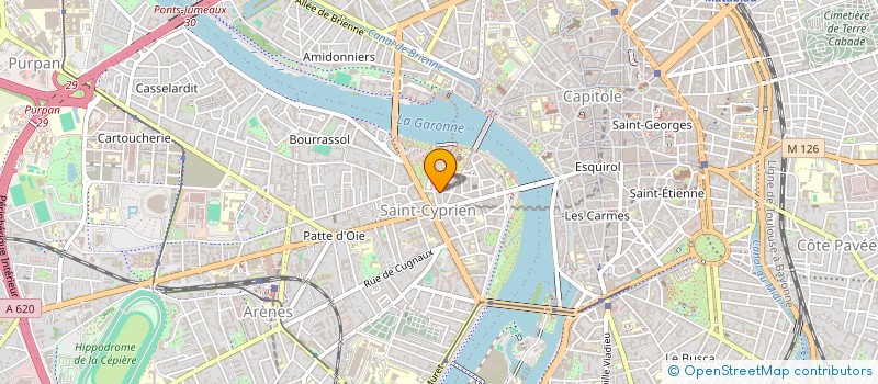 localisation de l'entreprise I&B FINANCE  TOULOUSE