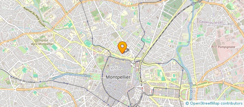 localisation de l'entreprise I.B. INNOVATION à MONTPELLIER