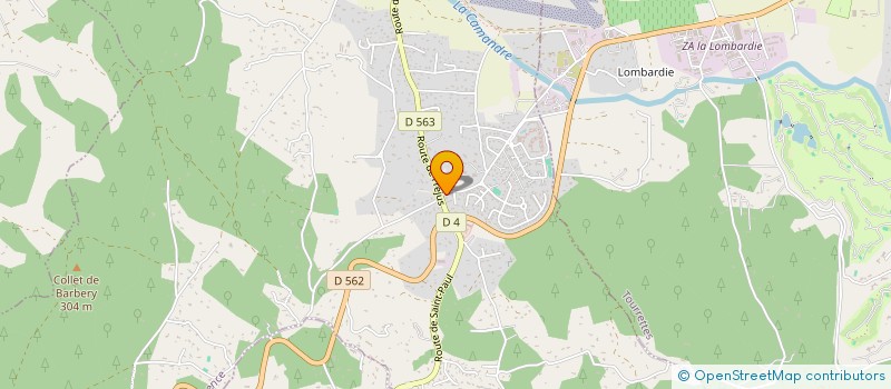 localisation de l'entreprise I.B.L.  FAYENCE