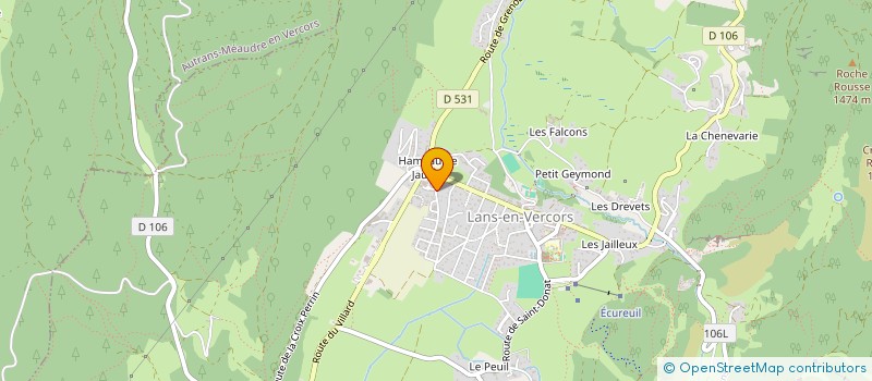 localisation de l'entreprise I.B.L  LANS-EN-VERCORS