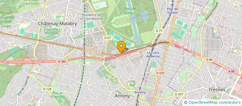 localisation de l'entreprise I.B.M. FRANCE à ANTONY