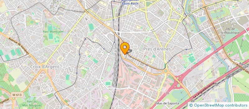 localisation de l'entreprise I B O à MONTPELLIER