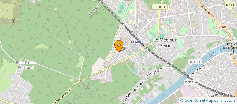 localisation de l'entreprise I.B.O.  LE MEE-SUR-SEINE