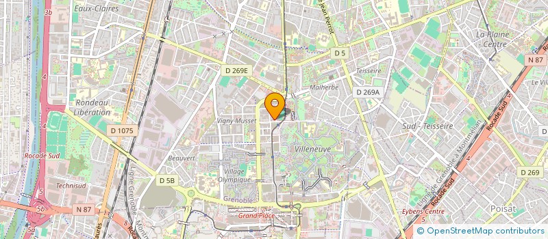 localisation de l'entreprise I.B PRO  GRENOBLE