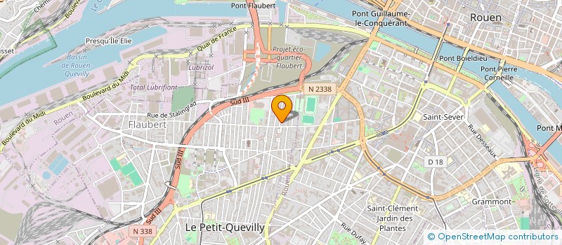 localisation de l'entreprise I B RENOV à LE PETIT-QUEVILLY