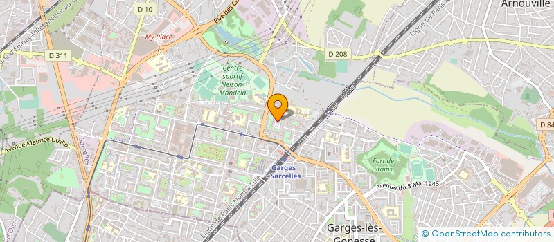 localisation de l'entreprise I.B. SERVICES SARL à SARCELLES