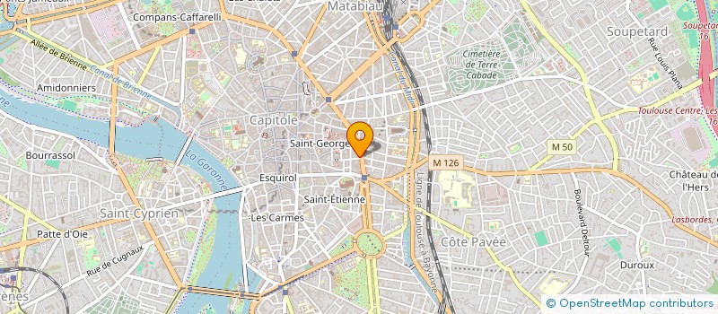 localisation de l'entreprise I.B.T.P.  TOULOUSE