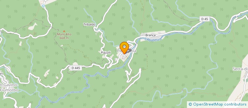 localisation de l'entreprise I BAGNI ETUDES DE SOL à ISOLACCIO-DI-FIUMORBO