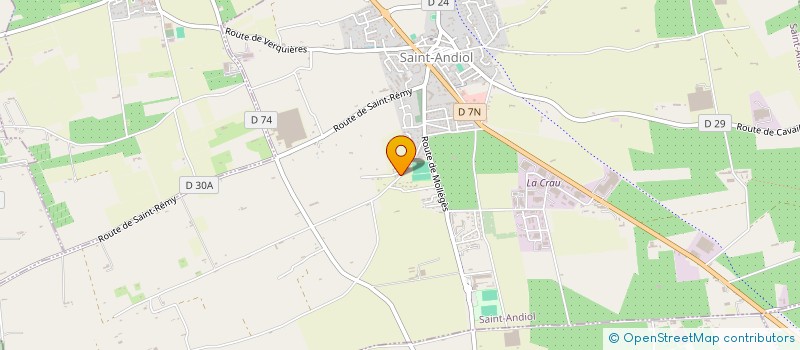 localisation de l'entreprise I.BAMBINI  SAINT-ANDIOL