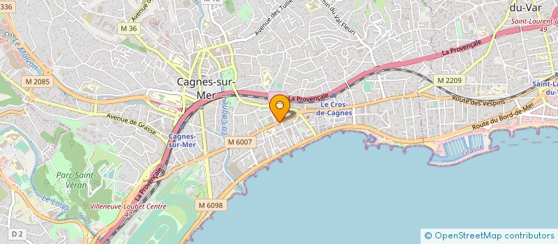 localisation de l'entreprise I-BONBONS à CAGNES-SUR-MER