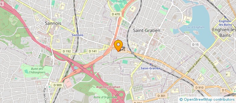 localisation de l'entreprise I BURO SAS  SAINT-GRATIEN