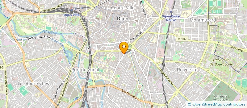 localisation de l'entreprise I.C. 21 à DIJON