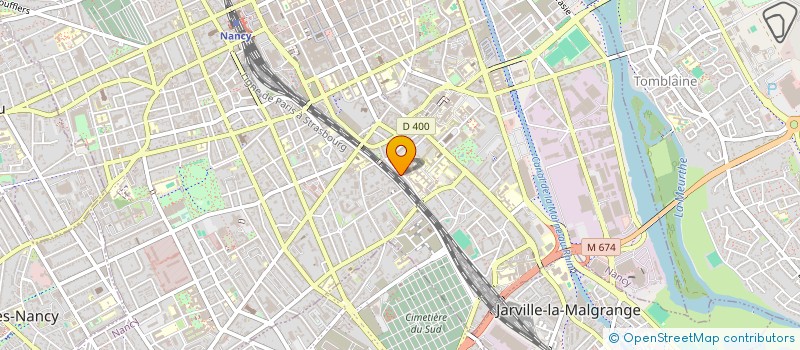 localisation de l'entreprise I. C.  NANCY