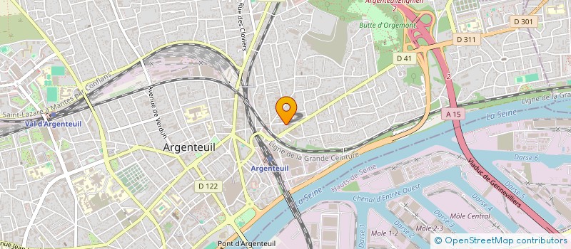 localisation de l'entreprise I C 95  ARGENTEUIL