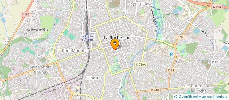 localisation de l'entreprise I.C.A. ATLANTIQUE à LA ROCHE-SUR-YON
