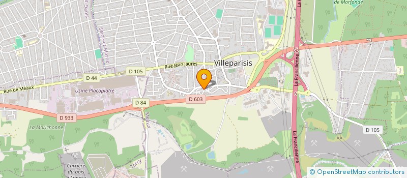 localisation de l'entreprise I.C.A. INTERNATIONAL CARGO AFFRETEMENT à VILLEPARISIS