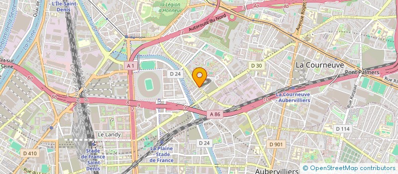 localisation de l'entreprise I.C.A.R.E  SAINT-DENIS